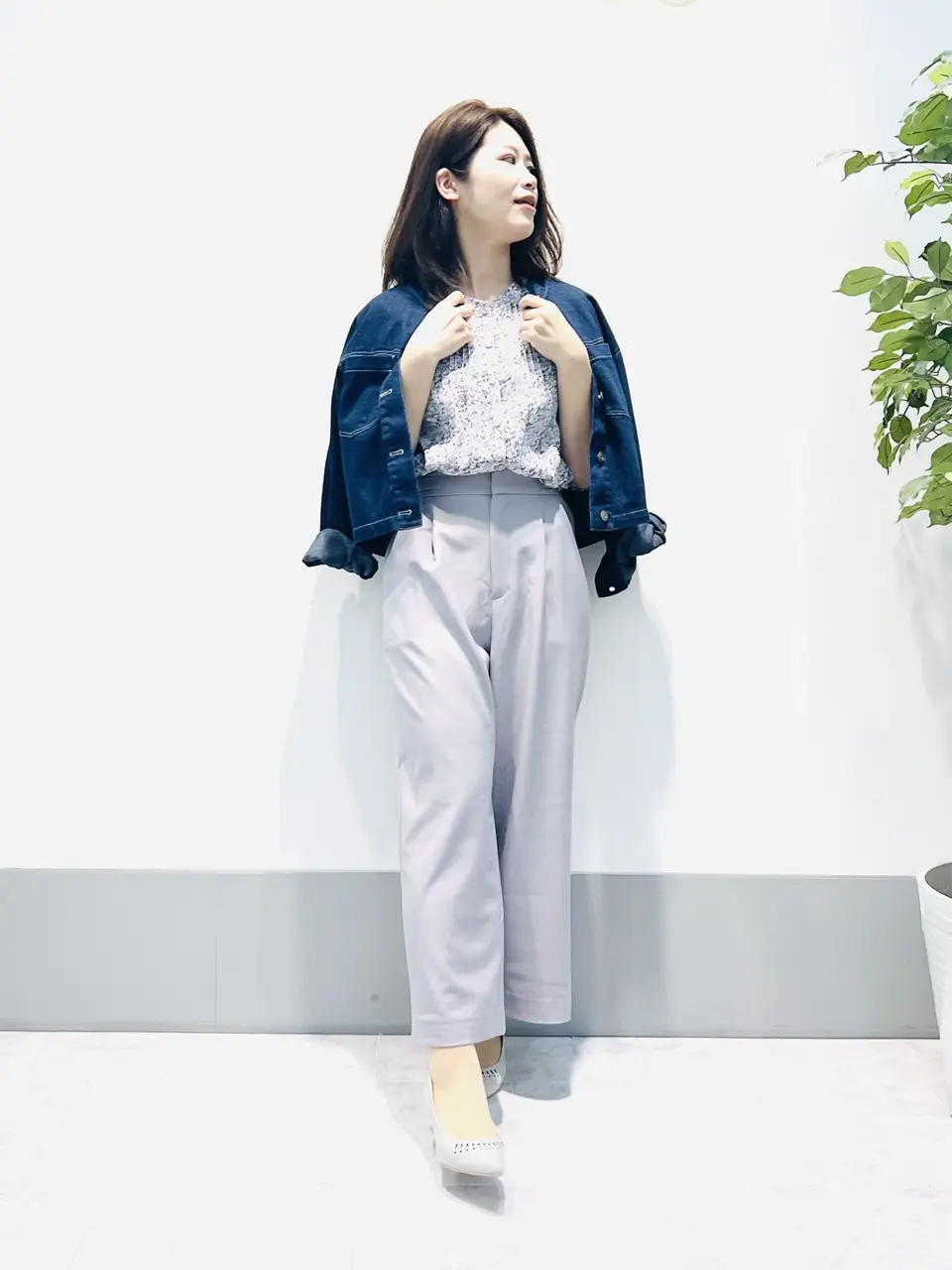 ANY SIS 岡本 コーディネート画像