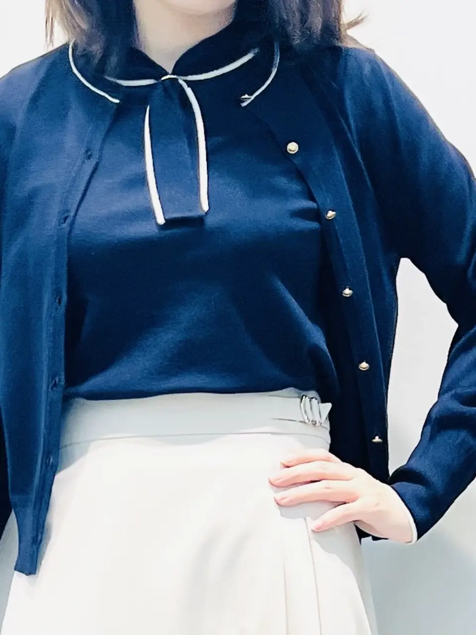 ANY SIS 岡本 コーディネート画像