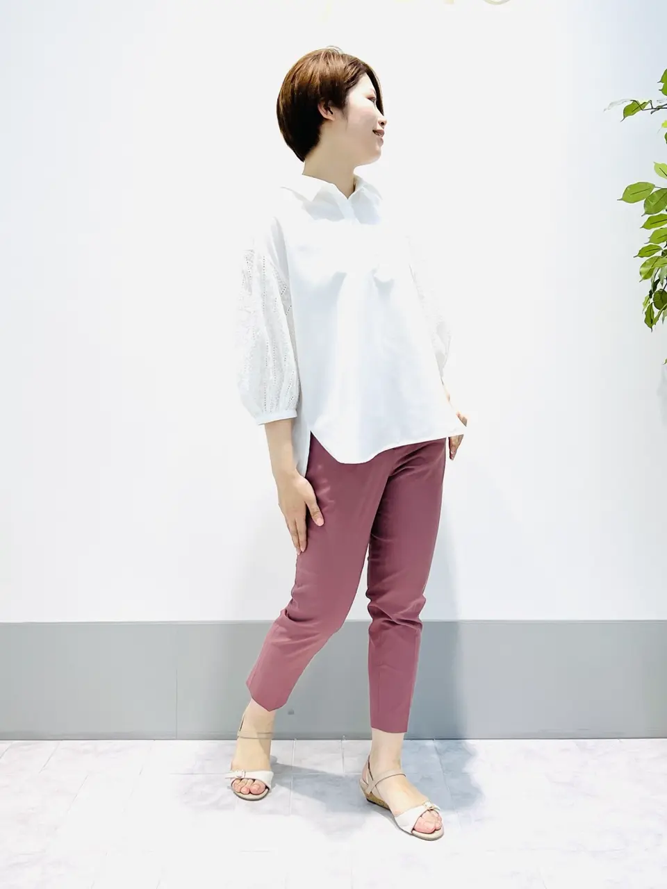 ANY SIS 岡本 コーディネート画像