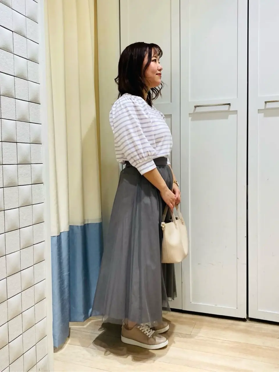 ANY SIS KATO コーディネート画像