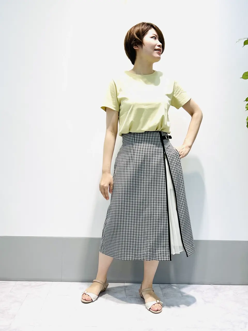 ANY SIS 岡本 コーディネート画像