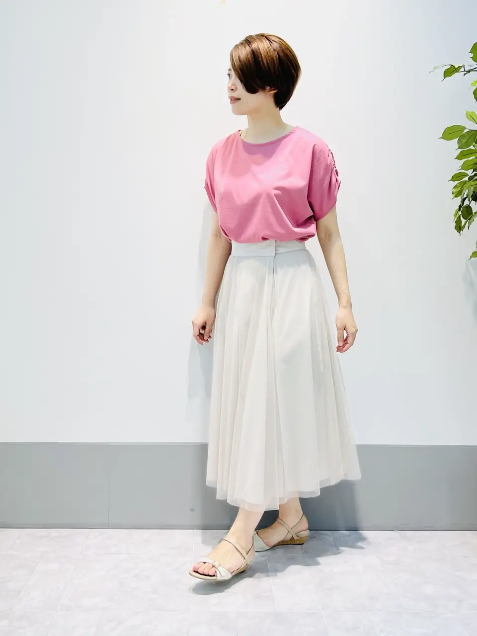 ANY SIS 岡本 コーディネート画像