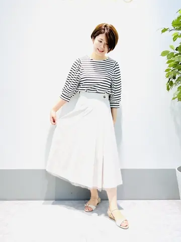 ANY SIS 岡本 コーディネート画像