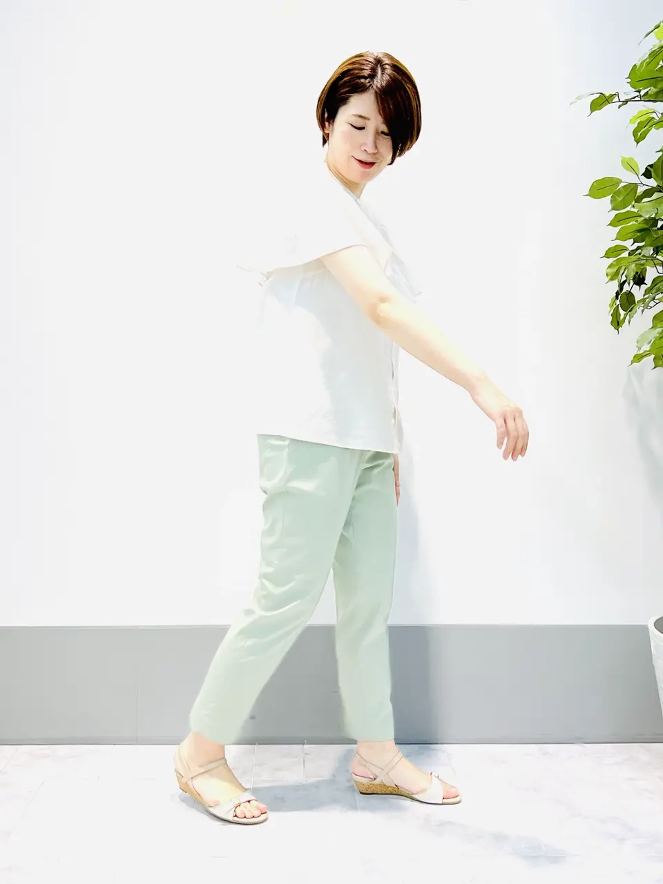 ANY SIS 岡本 コーディネート画像