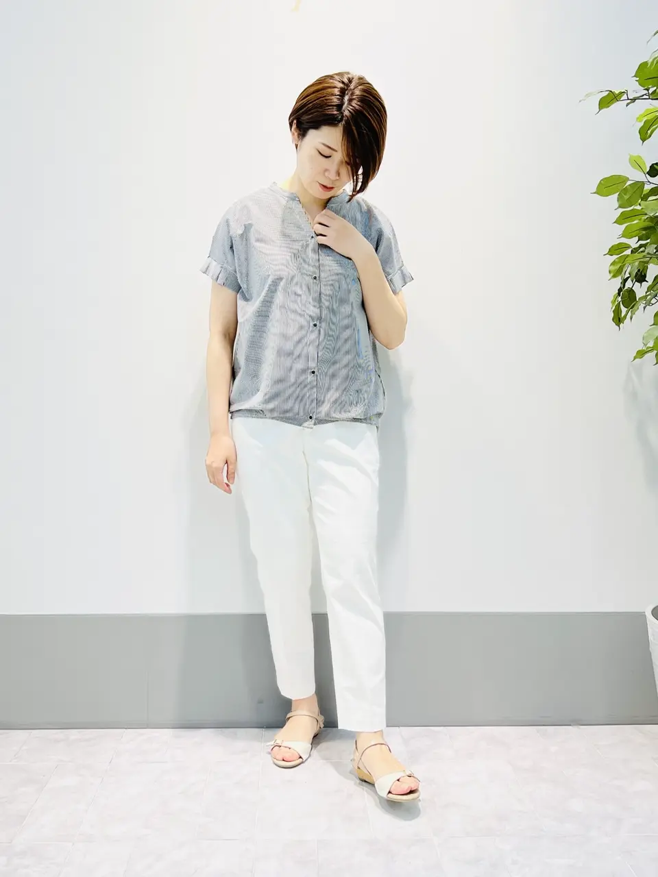 ANY SIS 岡本 コーディネート画像