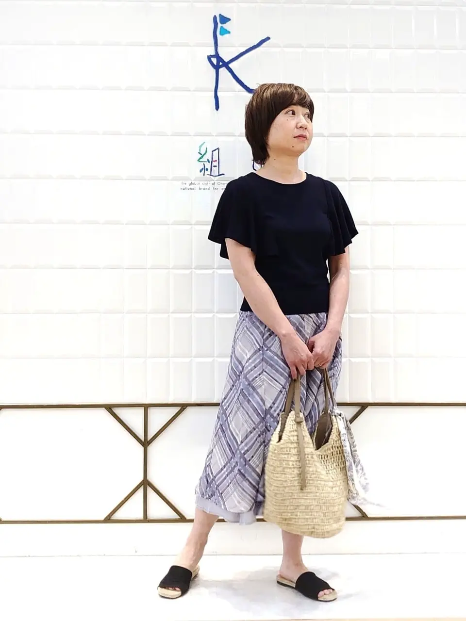 ANY SIS 井上 コーディネート画像