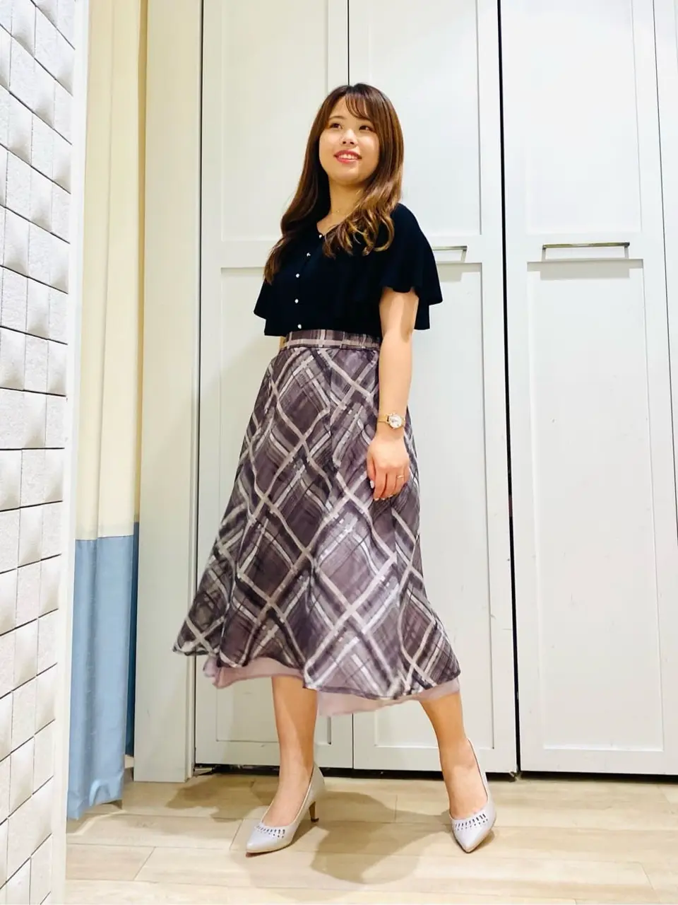 ANY SIS スタッフ コーディネート画像