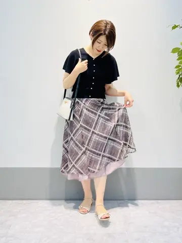 ANY SIS 岡本 コーディネート画像