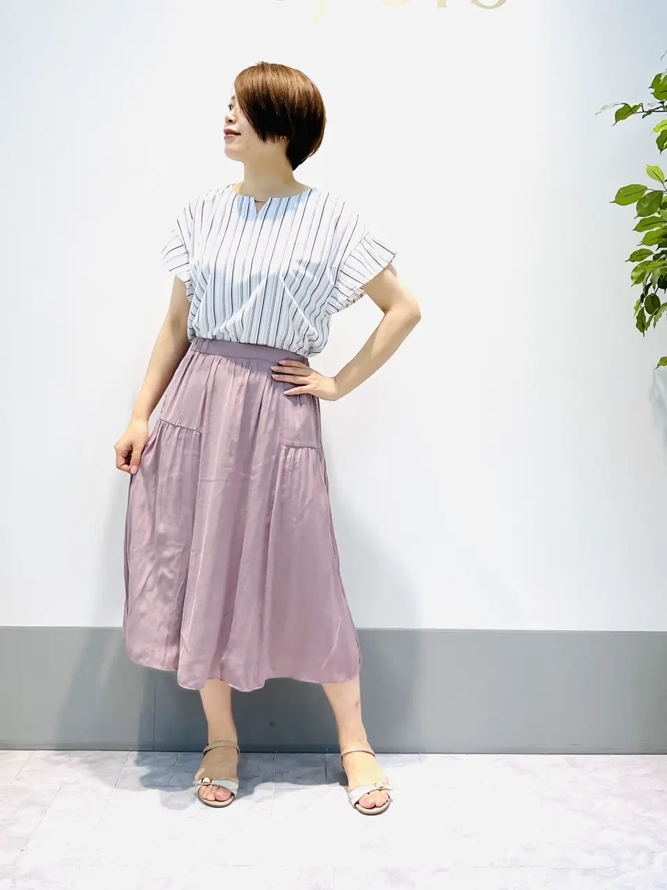 ANY SIS 岡本 コーディネート画像