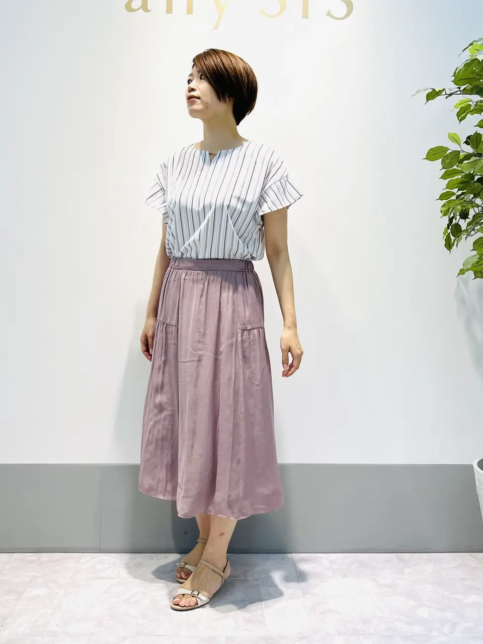 ANY SIS 岡本 コーディネート画像