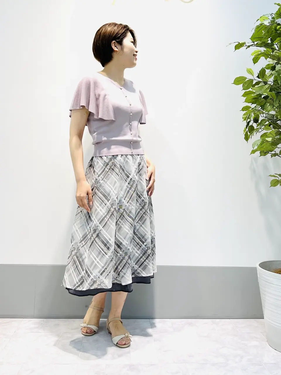 ANY SIS 岡本 コーディネート画像