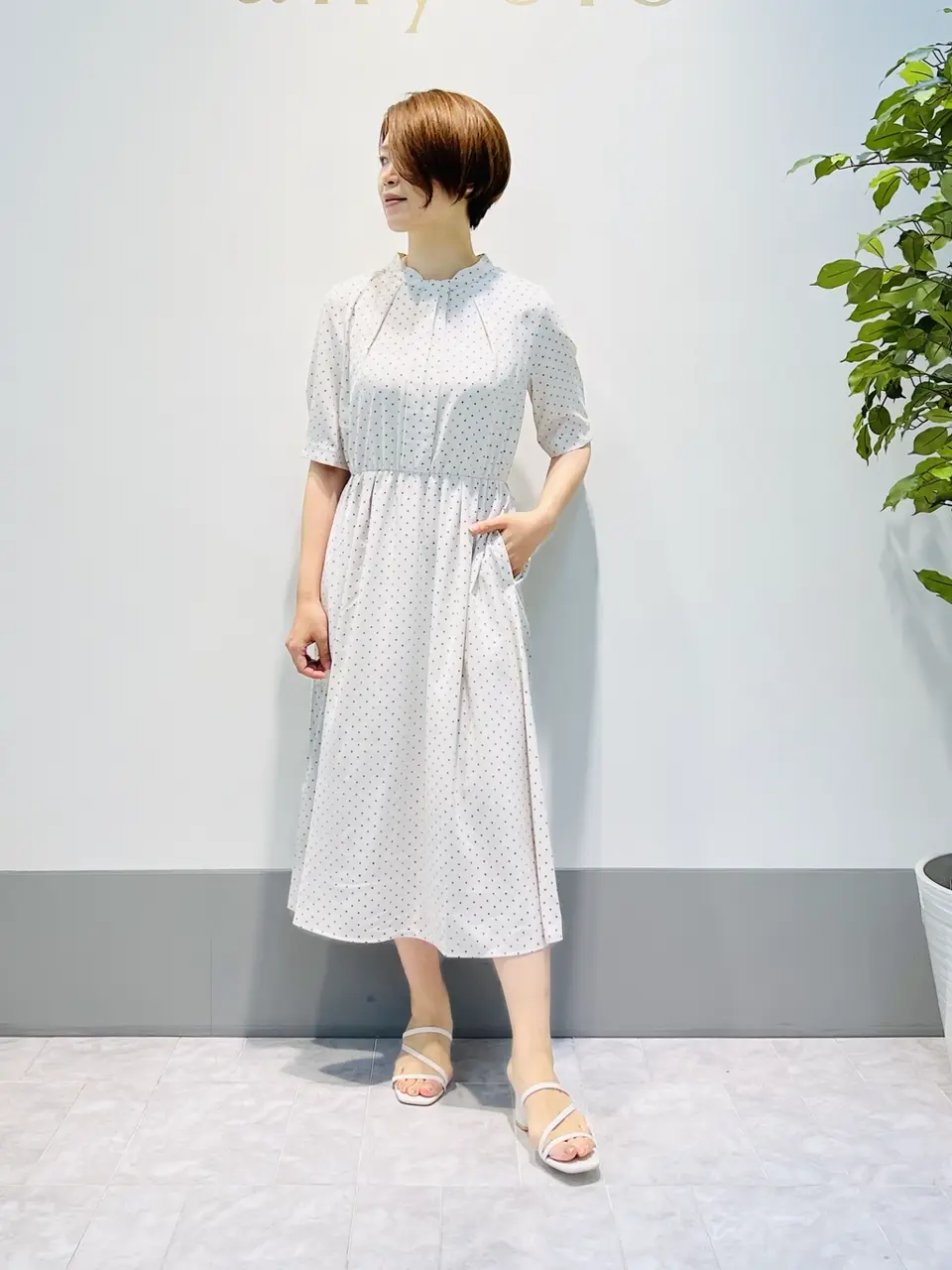 ANY SIS 岡本 コーディネート画像