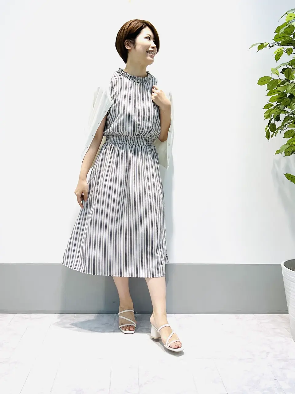 ANY SIS 岡本 コーディネート画像