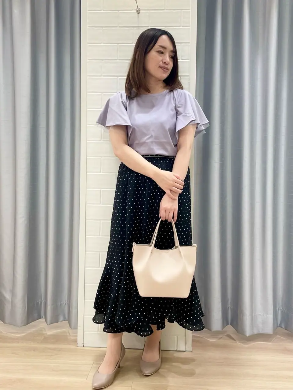 ANY SIS 丸岡 コーディネート画像