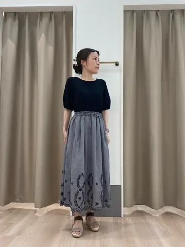 ANY SIS 長尾 コーディネート画像