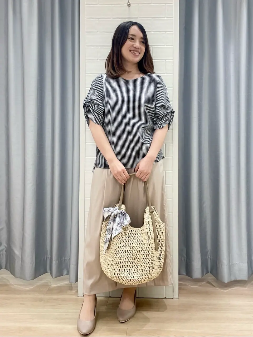 ANY SIS 丸岡 コーディネート画像