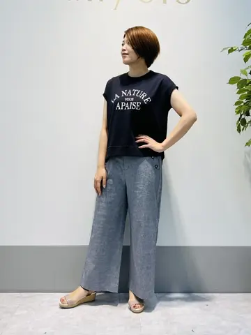 ANY SIS 岡本 コーディネート画像