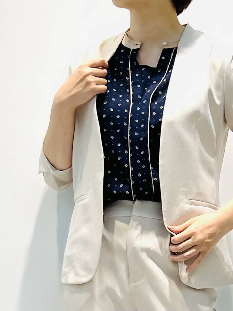 ANY SIS 岡本 コーディネート画像