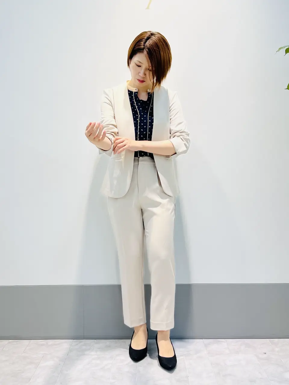 ANY SIS 岡本 コーディネート画像