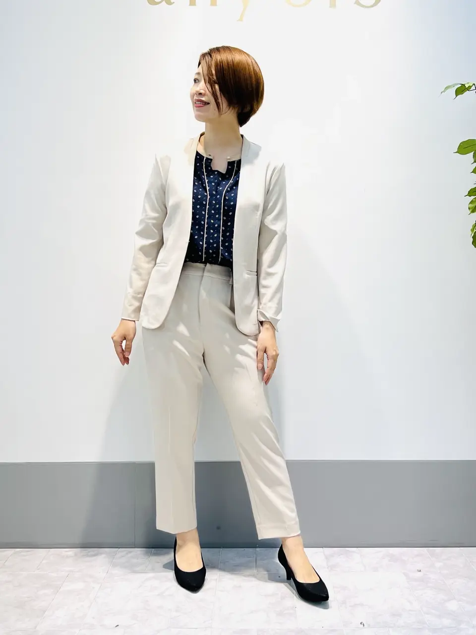 ANY SIS 岡本 コーディネート画像