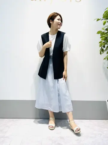 ANY SIS 岡本 コーディネート画像