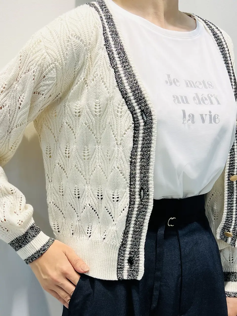 ANY SIS 岡本 コーディネート画像