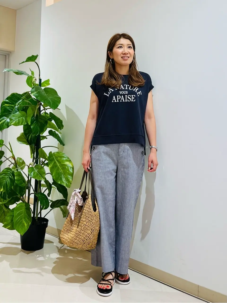 ANY SIS 石川 コーディネート画像