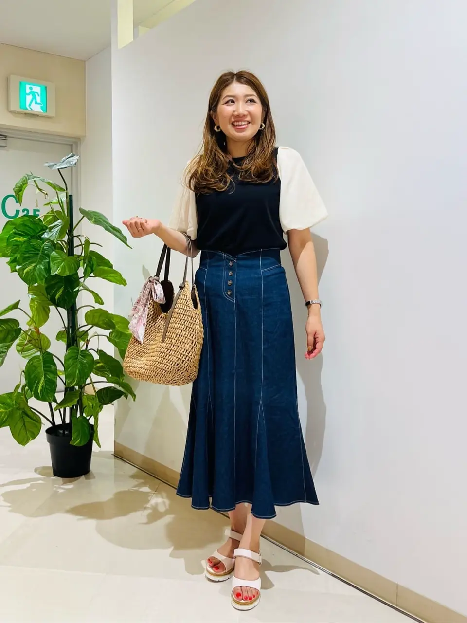 ANY SIS 石川 コーディネート画像