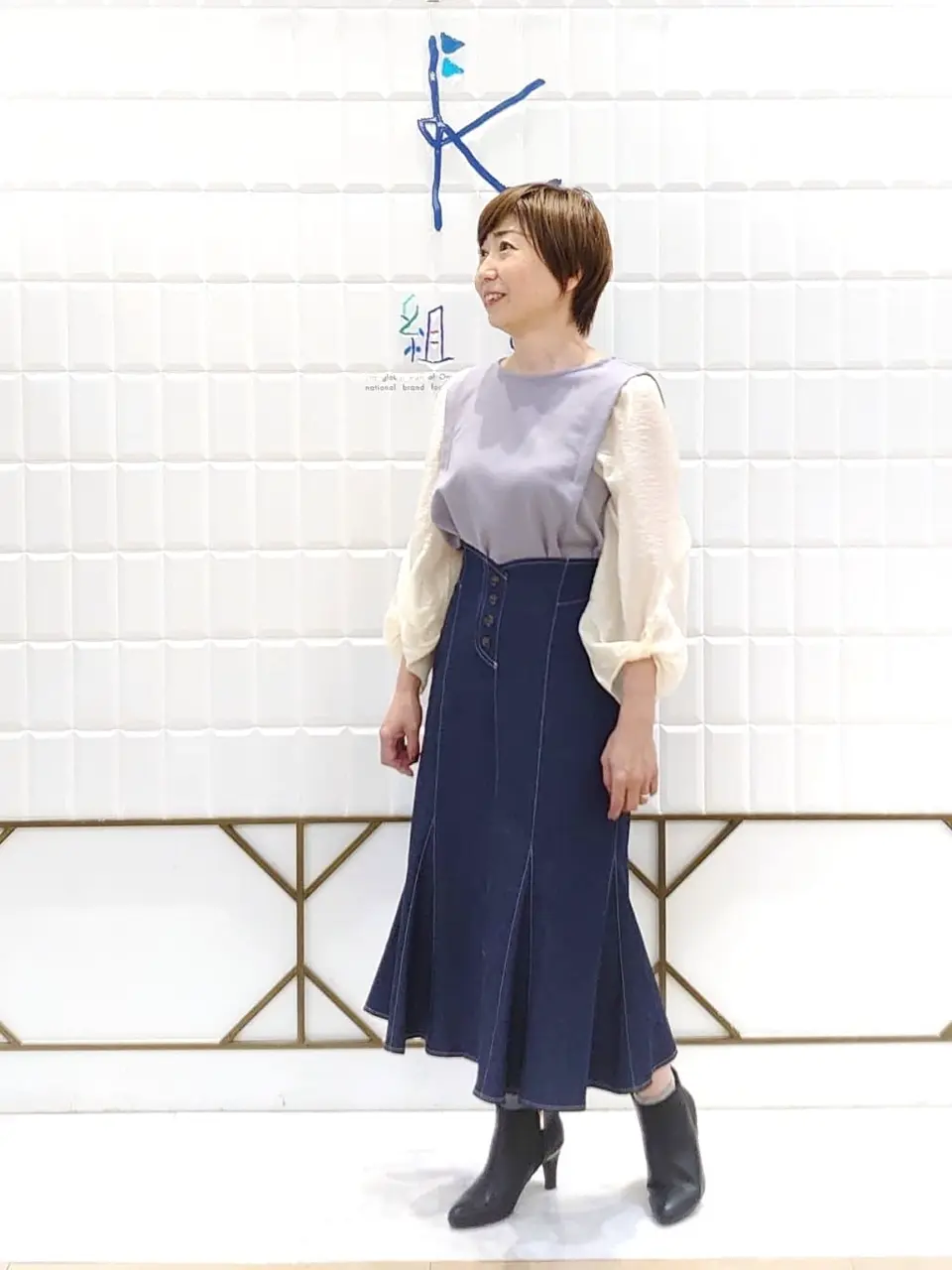 ANY SIS 井上 コーディネート画像