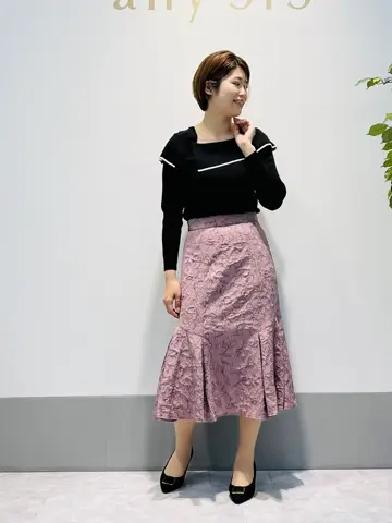 ANY SIS 岡本 コーディネート画像