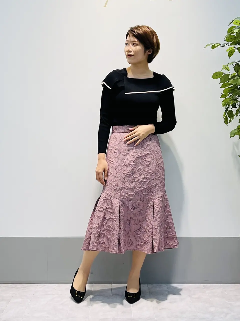 ANY SIS 岡本 コーディネート画像