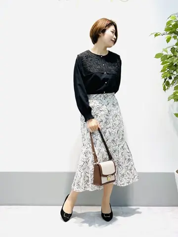 ANY SIS 岡本 コーディネート画像