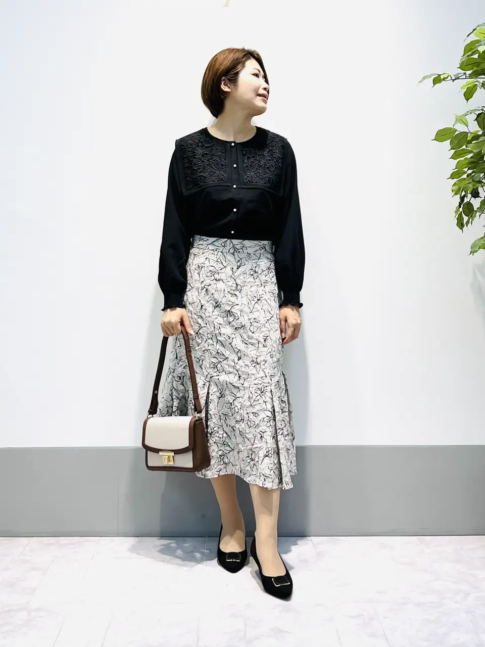 ANY SIS 岡本 コーディネート画像