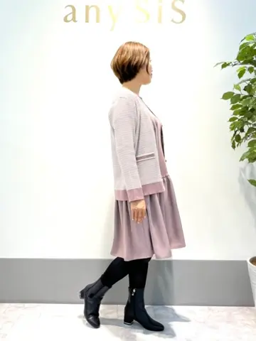 ANY SIS 岡本 コーディネート画像