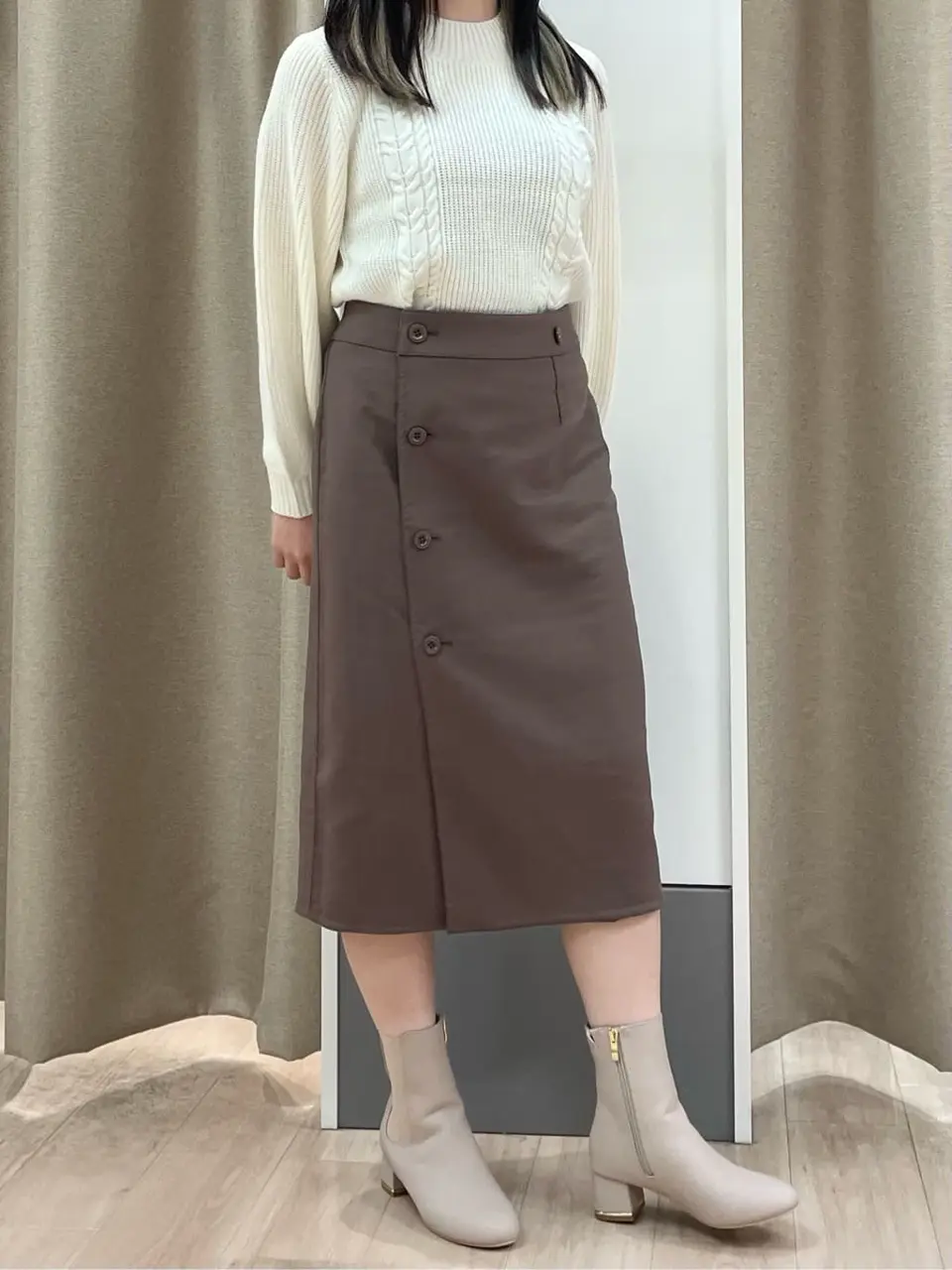 ANY SIS 岩楯 コーディネート画像