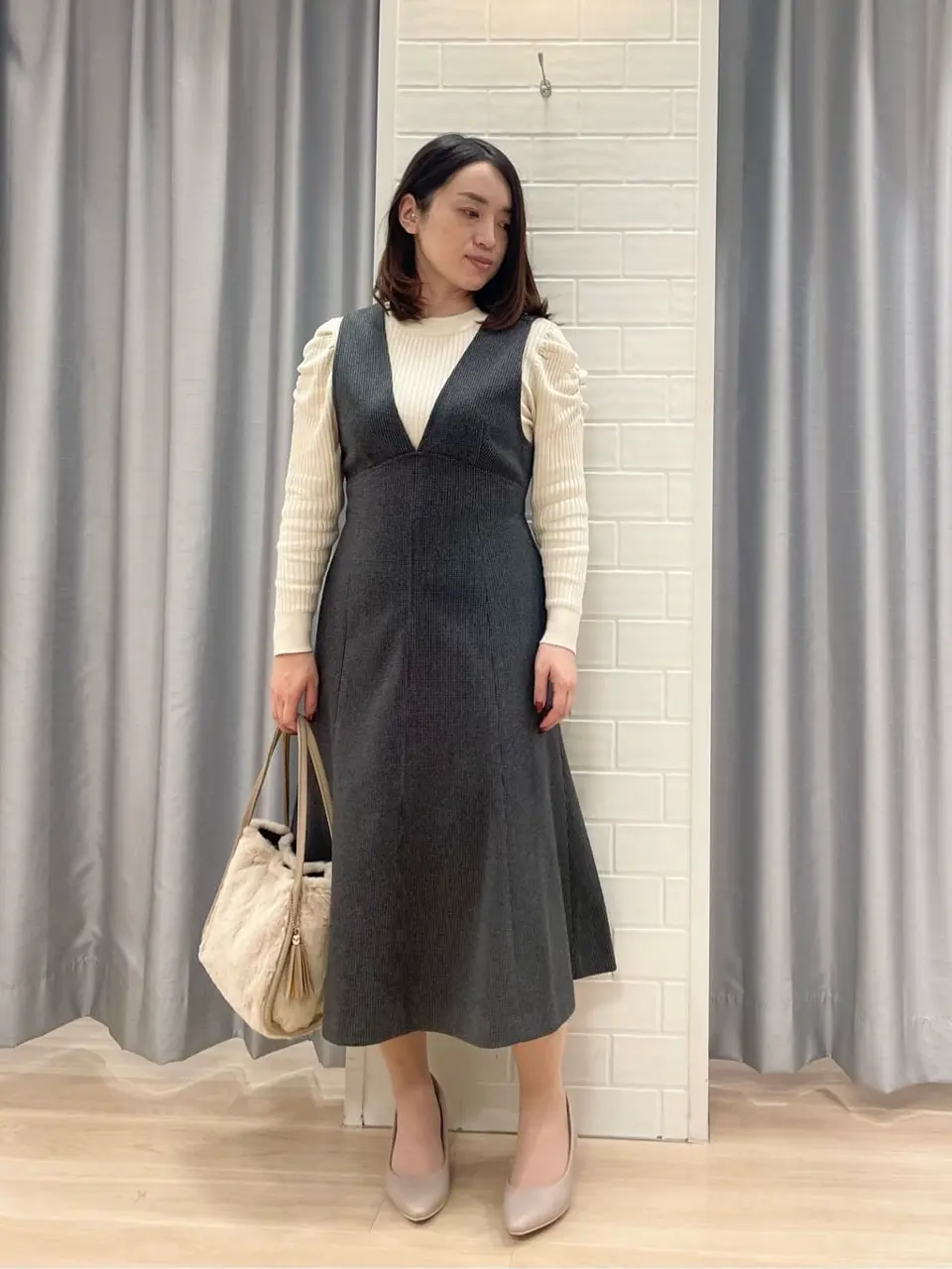 ANY SIS 丸岡 コーディネート画像