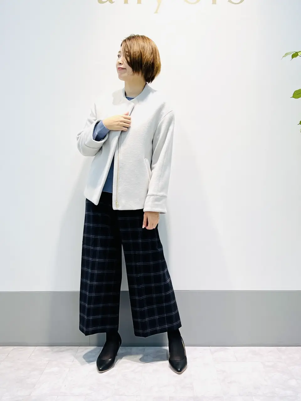 ANY SIS 岡本 コーディネート画像