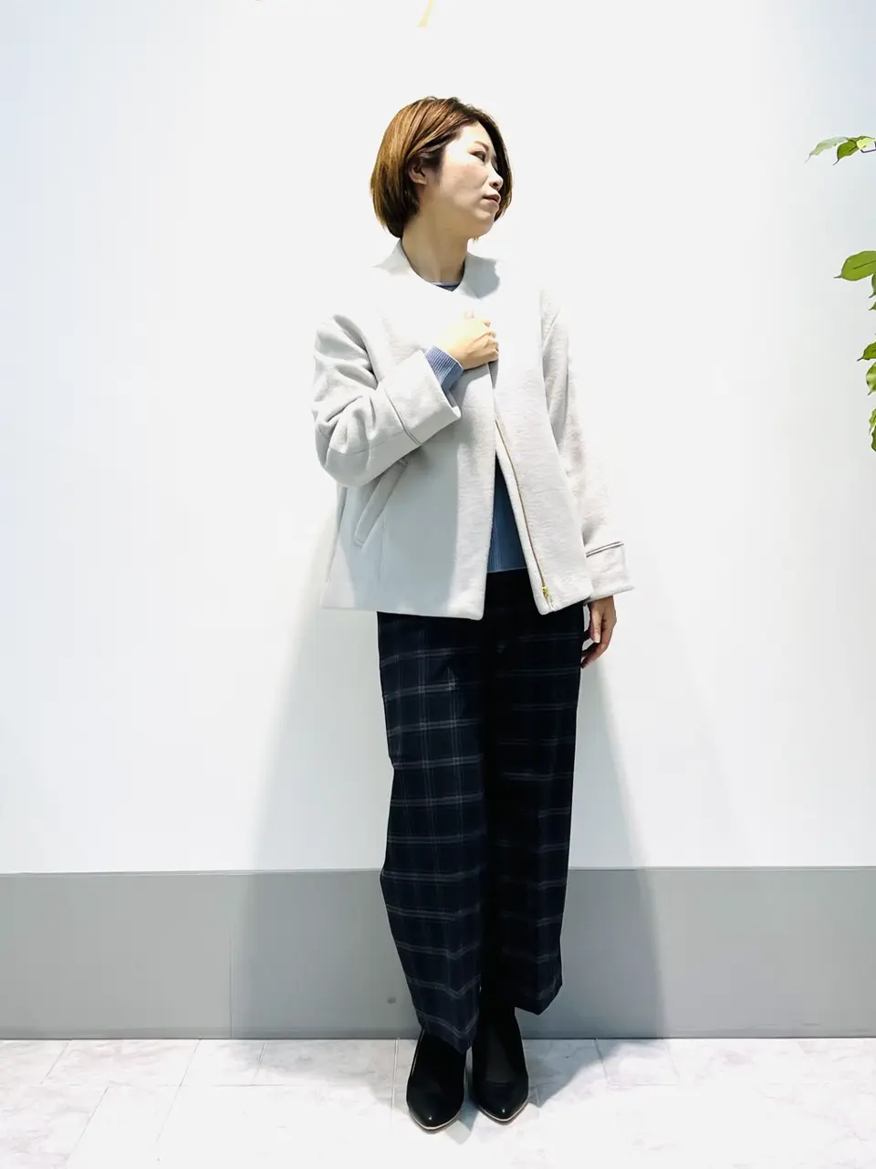 ANY SIS 岡本 コーディネート画像