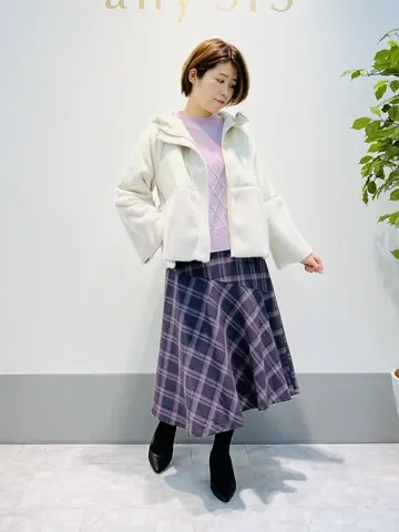 ANY SIS 岡本 コーディネート画像