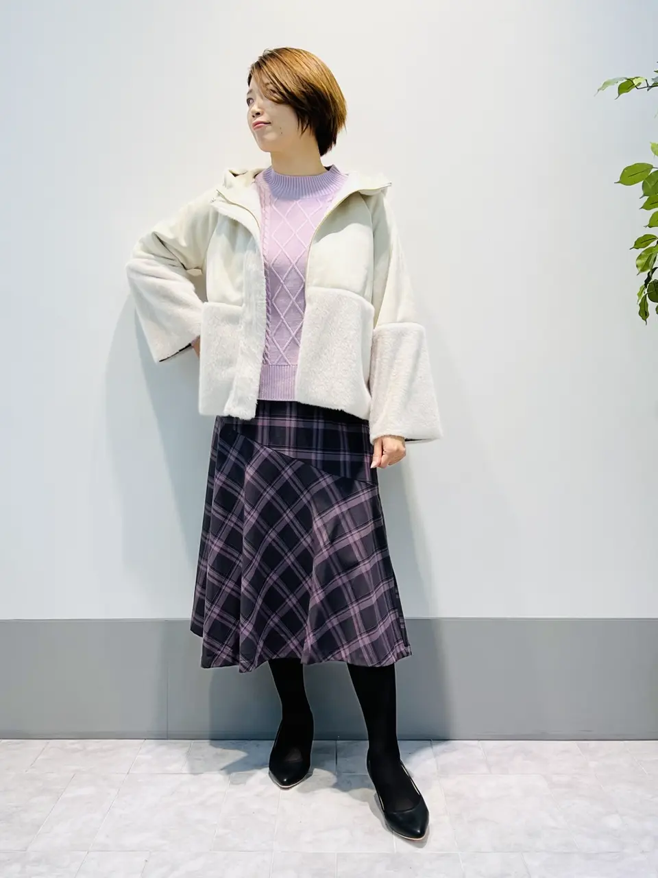 ANY SIS 岡本 コーディネート画像