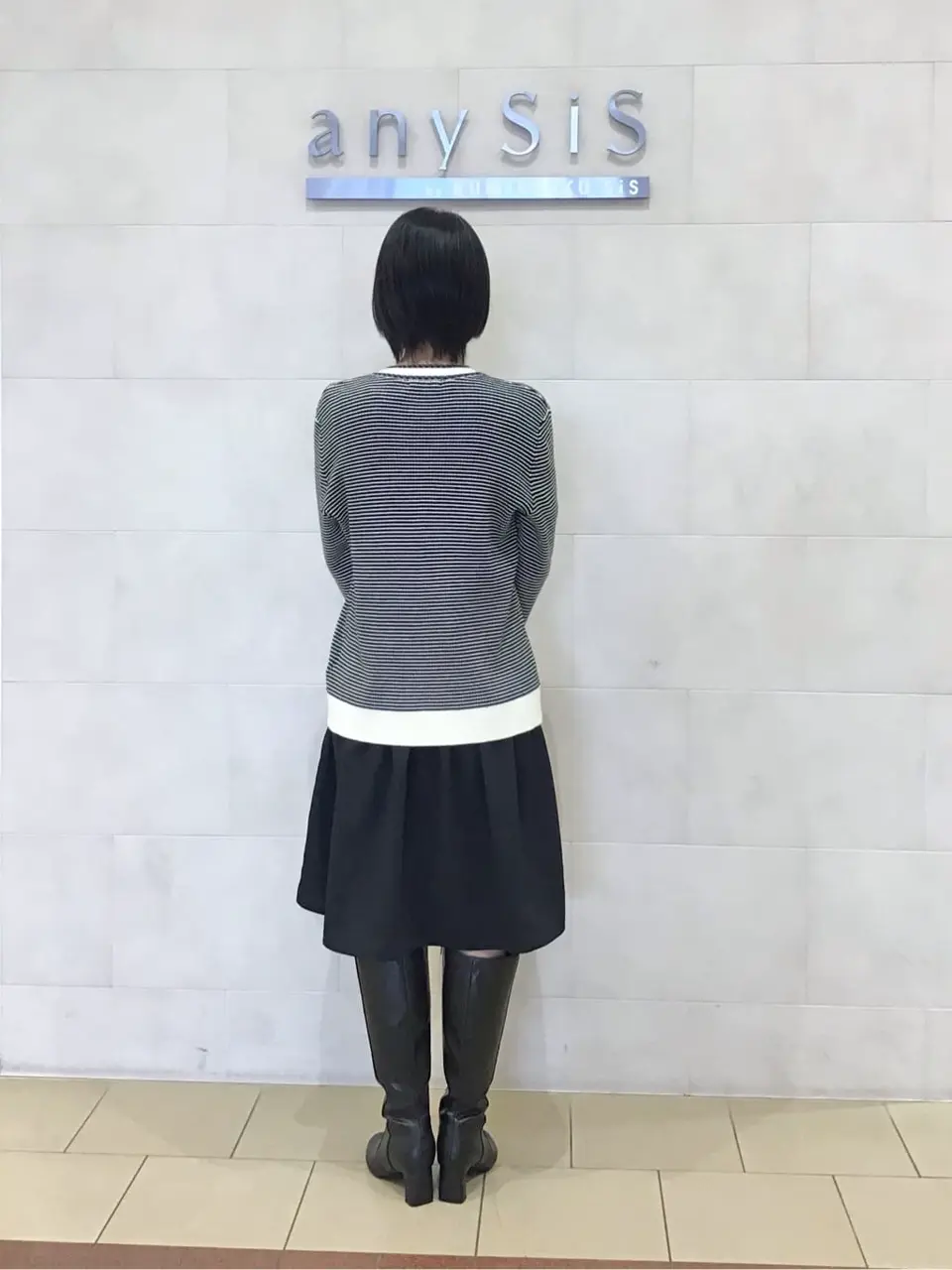 ANY SIS 藤森 コーディネート画像