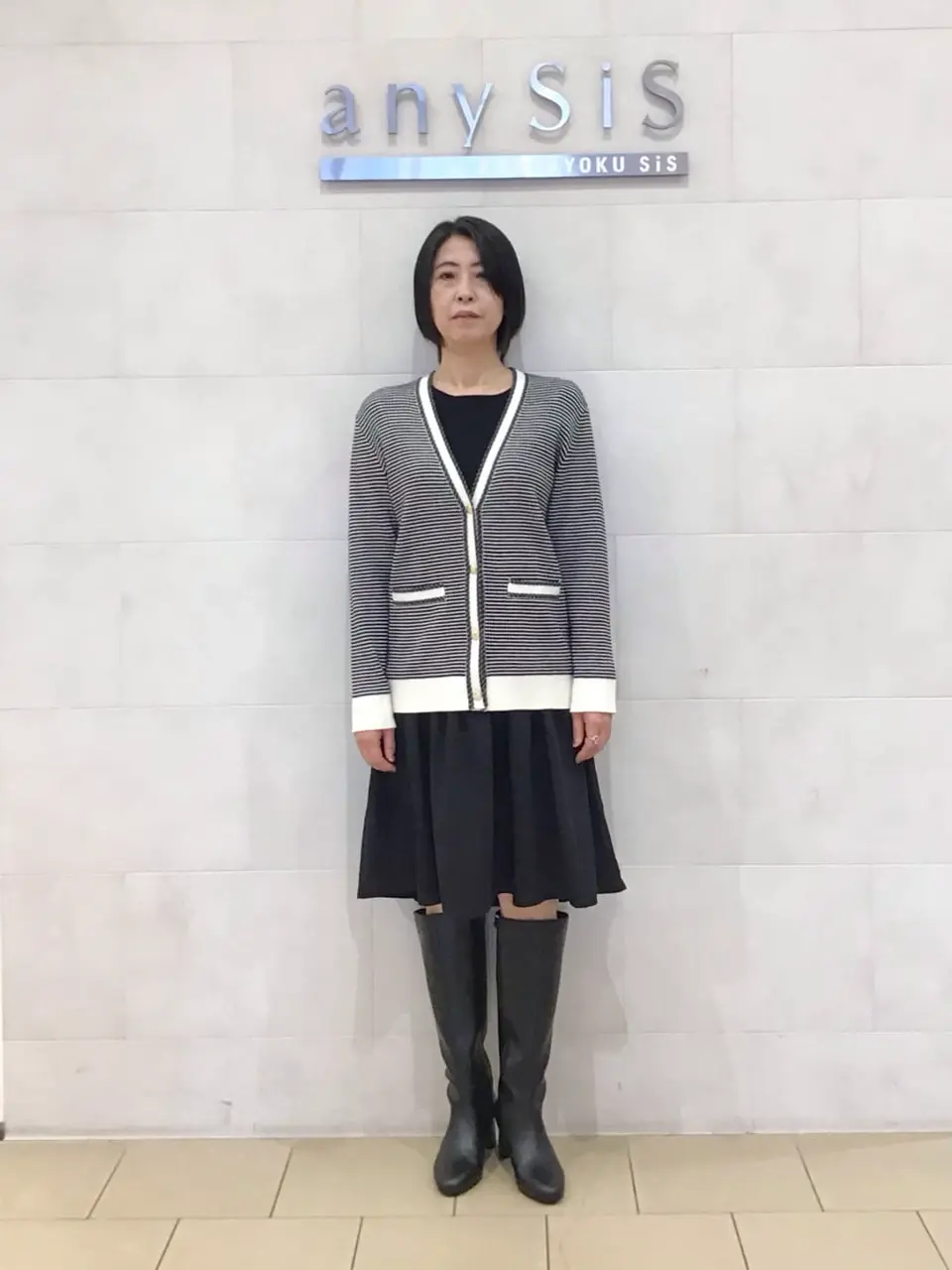 ANY SIS 藤森 コーディネート画像