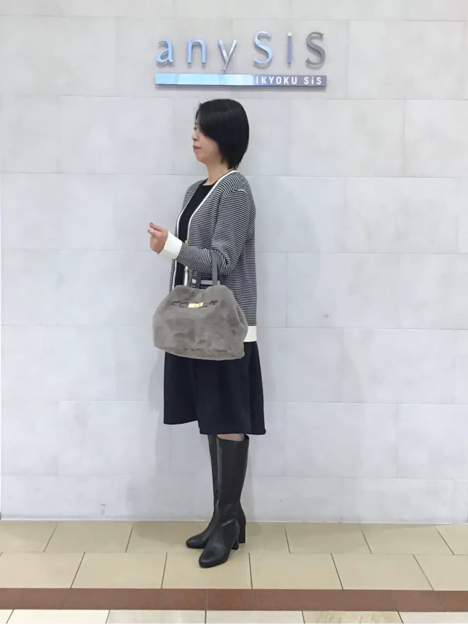 ANY SIS 藤森 コーディネート画像