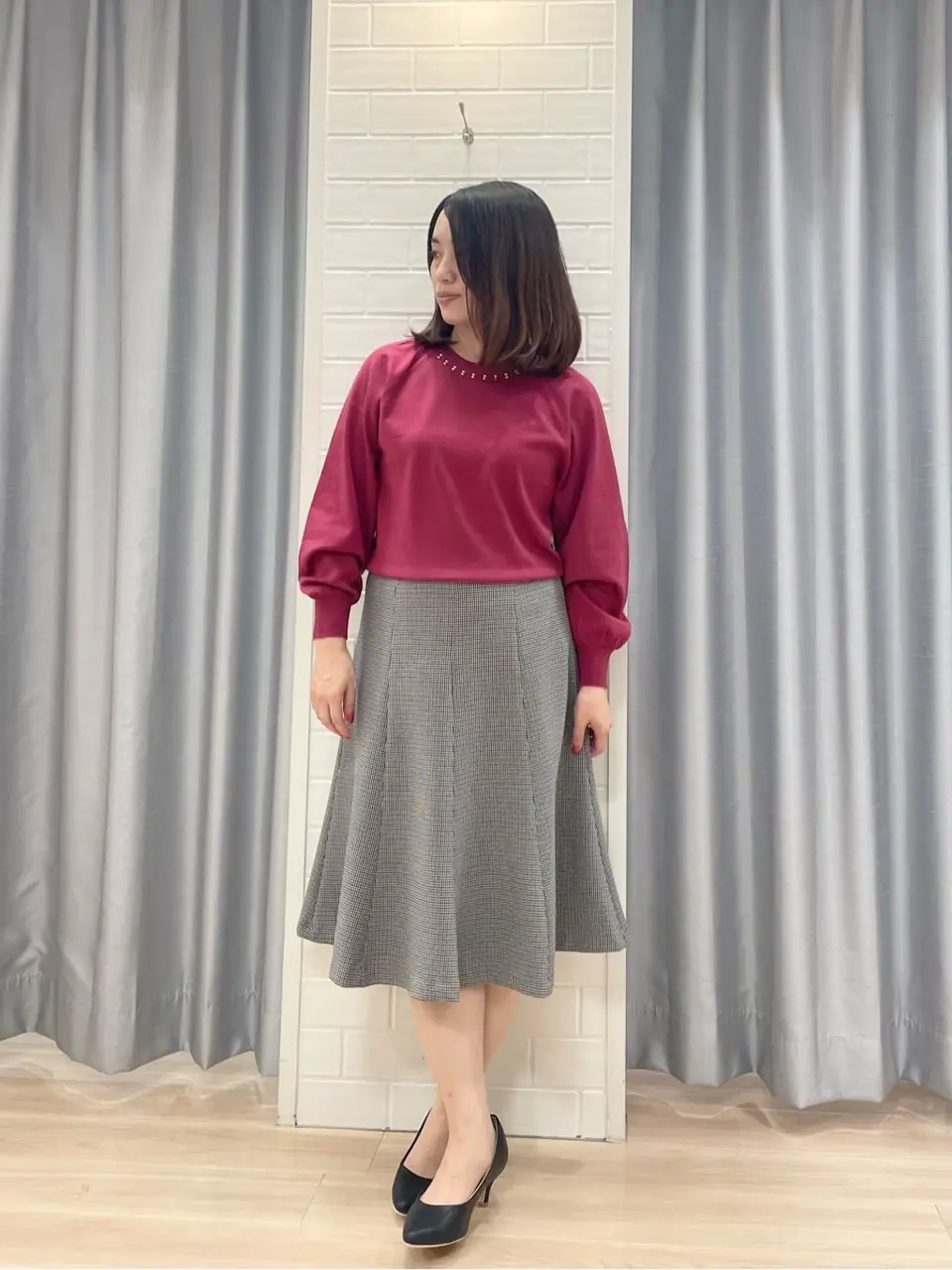 ANY SIS 丸岡 コーディネート画像