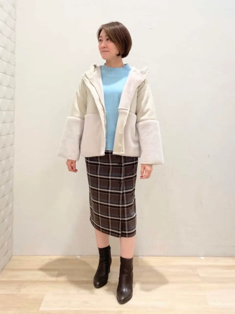 ANY SIS 菱田 コーディネート画像