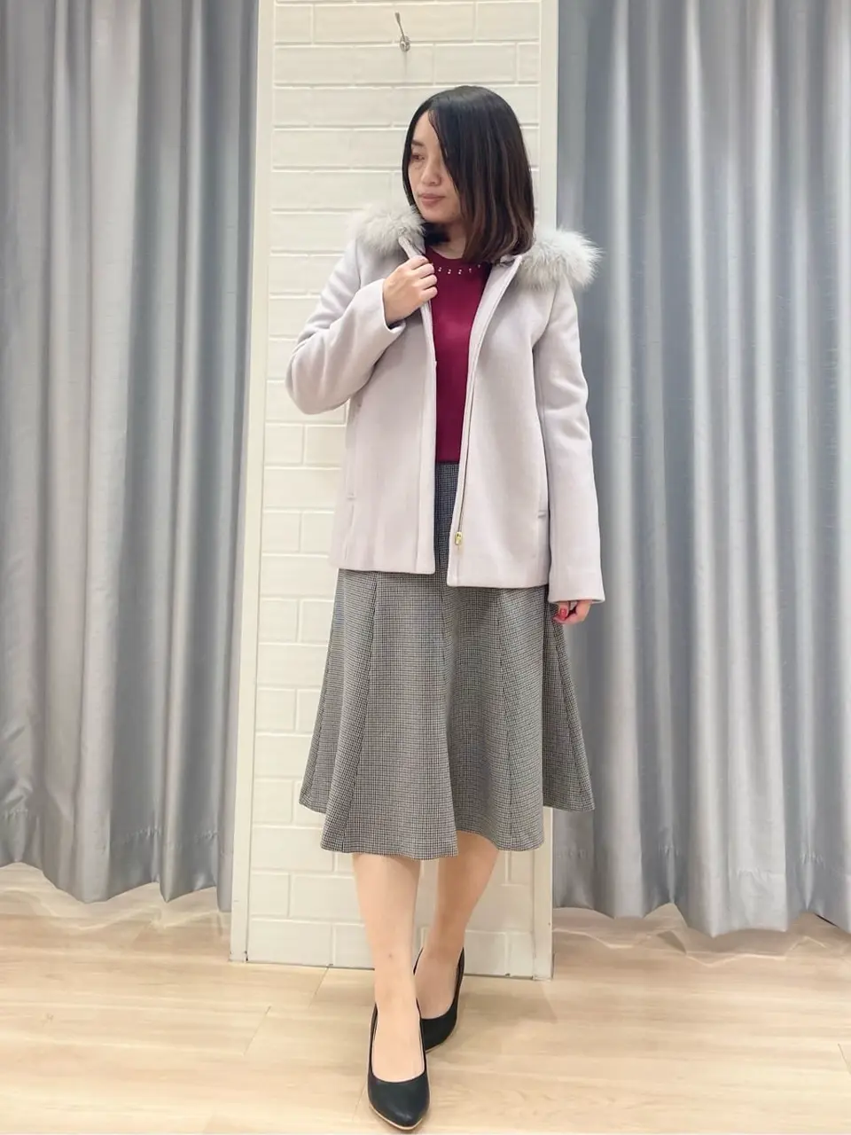 ANY SIS 丸岡 コーディネート画像