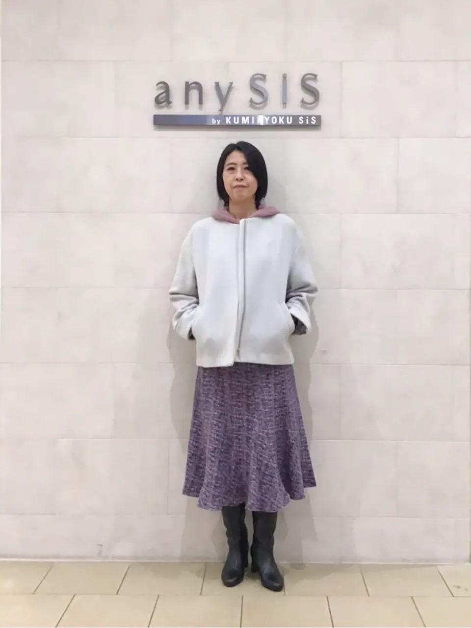 ANY SIS 藤森 コーディネート画像