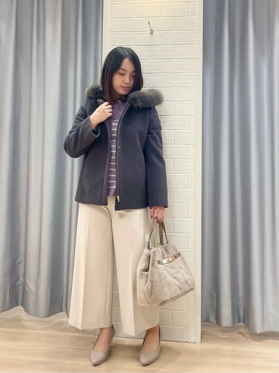 ANY SIS 丸岡 コーディネート画像