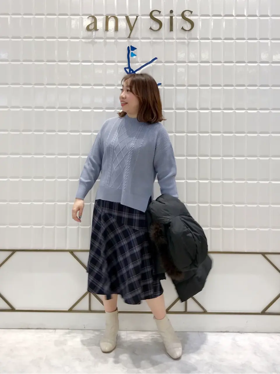 ANY SIS 中山 コーディネート画像