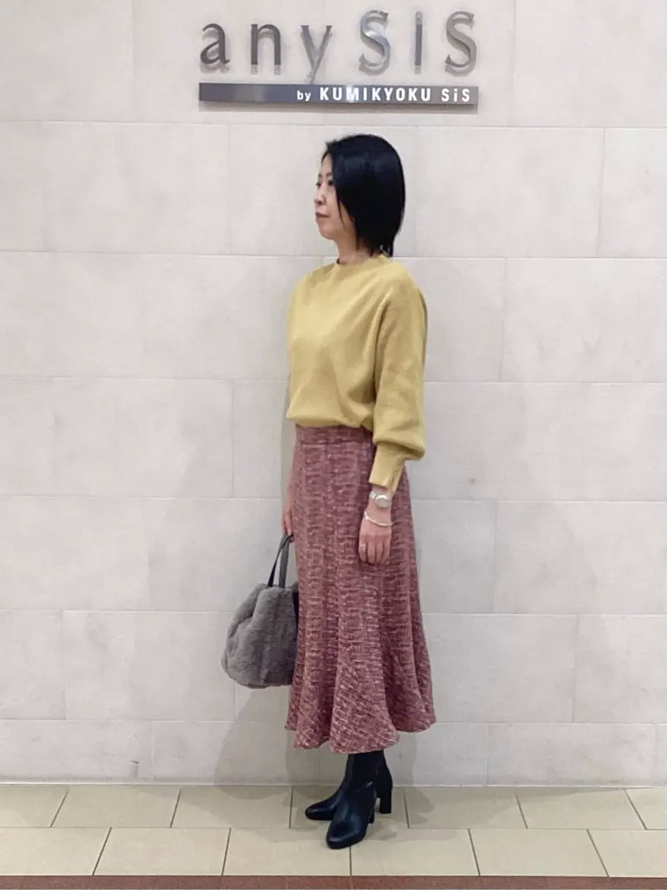 ANY SIS 藤森 コーディネート画像